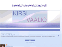 Tablet Screenshot of kirsivaalio.info